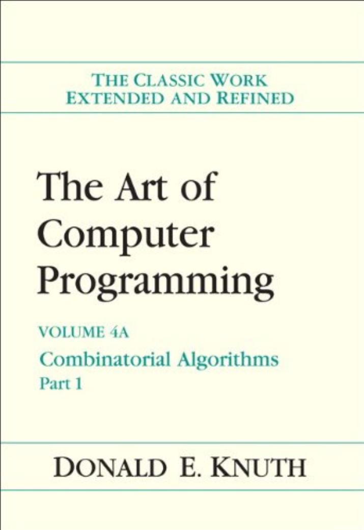 The Art of Computer Programming, Vol. 4A